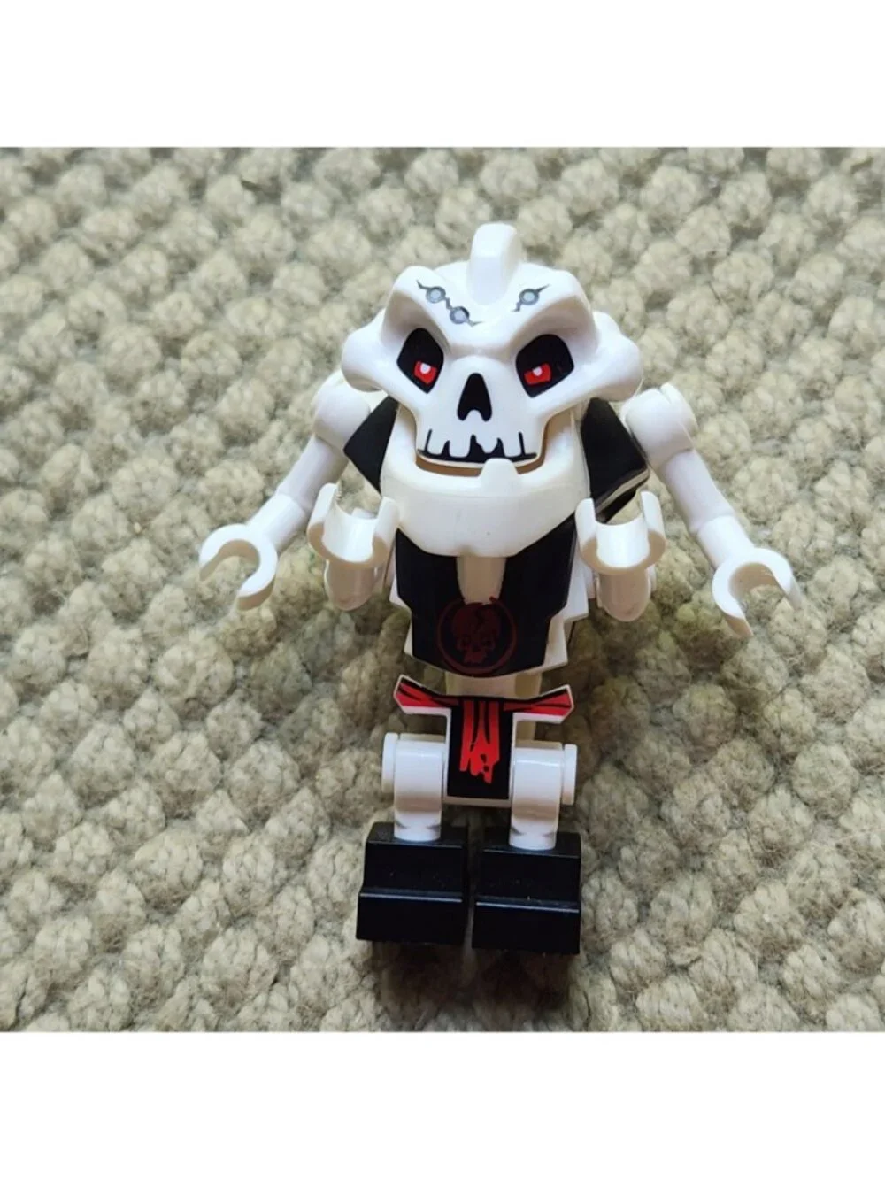 LEGO Ninjago Samukai Minifigure Skulkin 2505 2507 njo0014 Rare Retired Skeleton